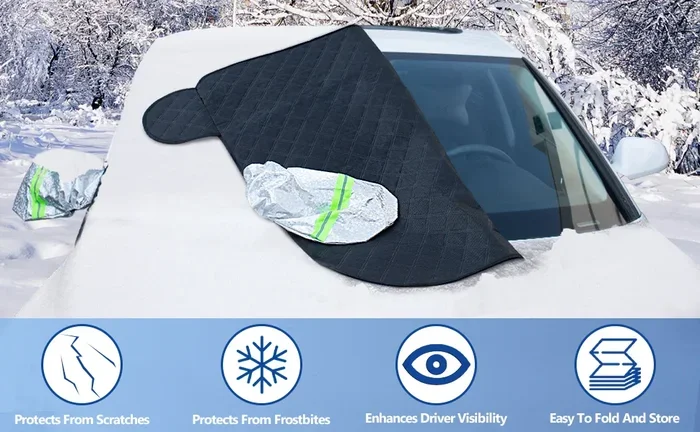 DIY Car Windshield Snow Cover Keeps Your Car Safe and Warm